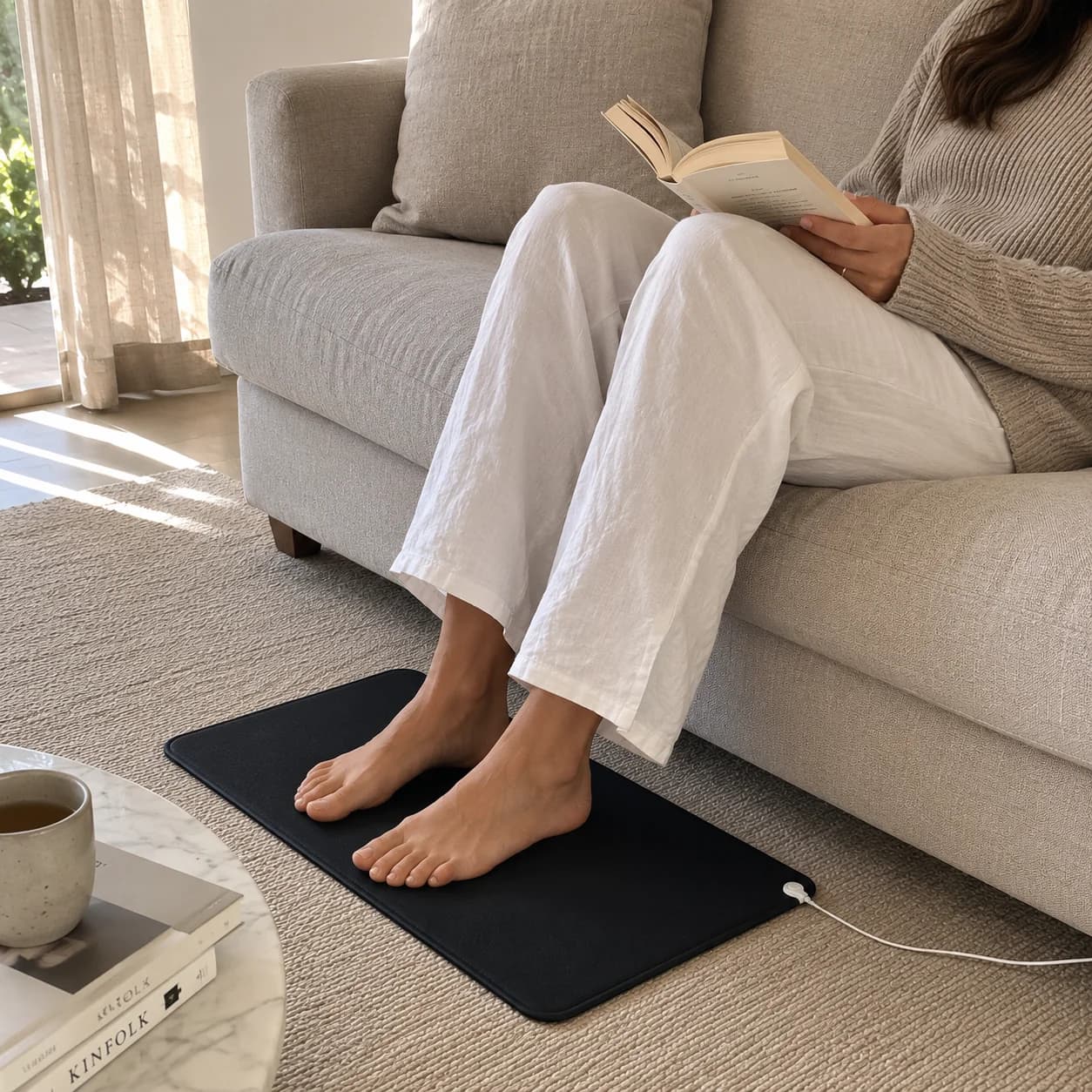 A grounding mat and wristband
